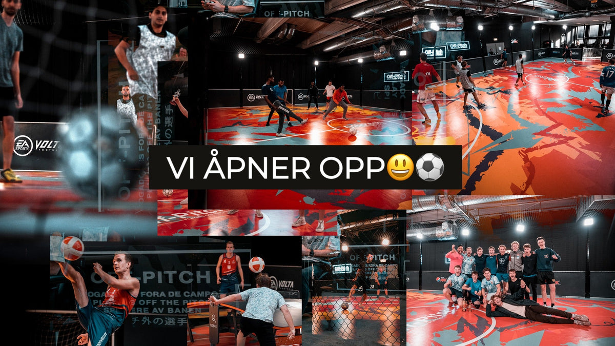 Vi åpner opp 😃⚽️