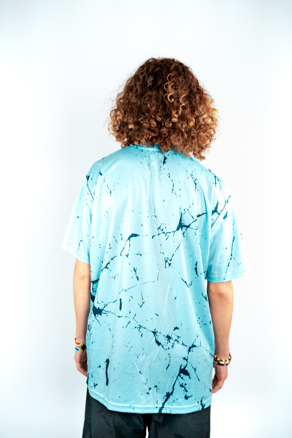 Off-Pitch x EA Sports cracked ice jersey Light blue
