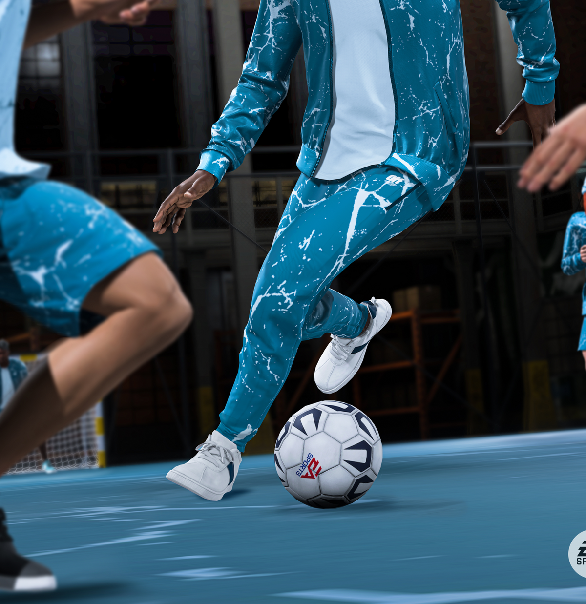 Off-Pitch x EA Sports cracked ice pants