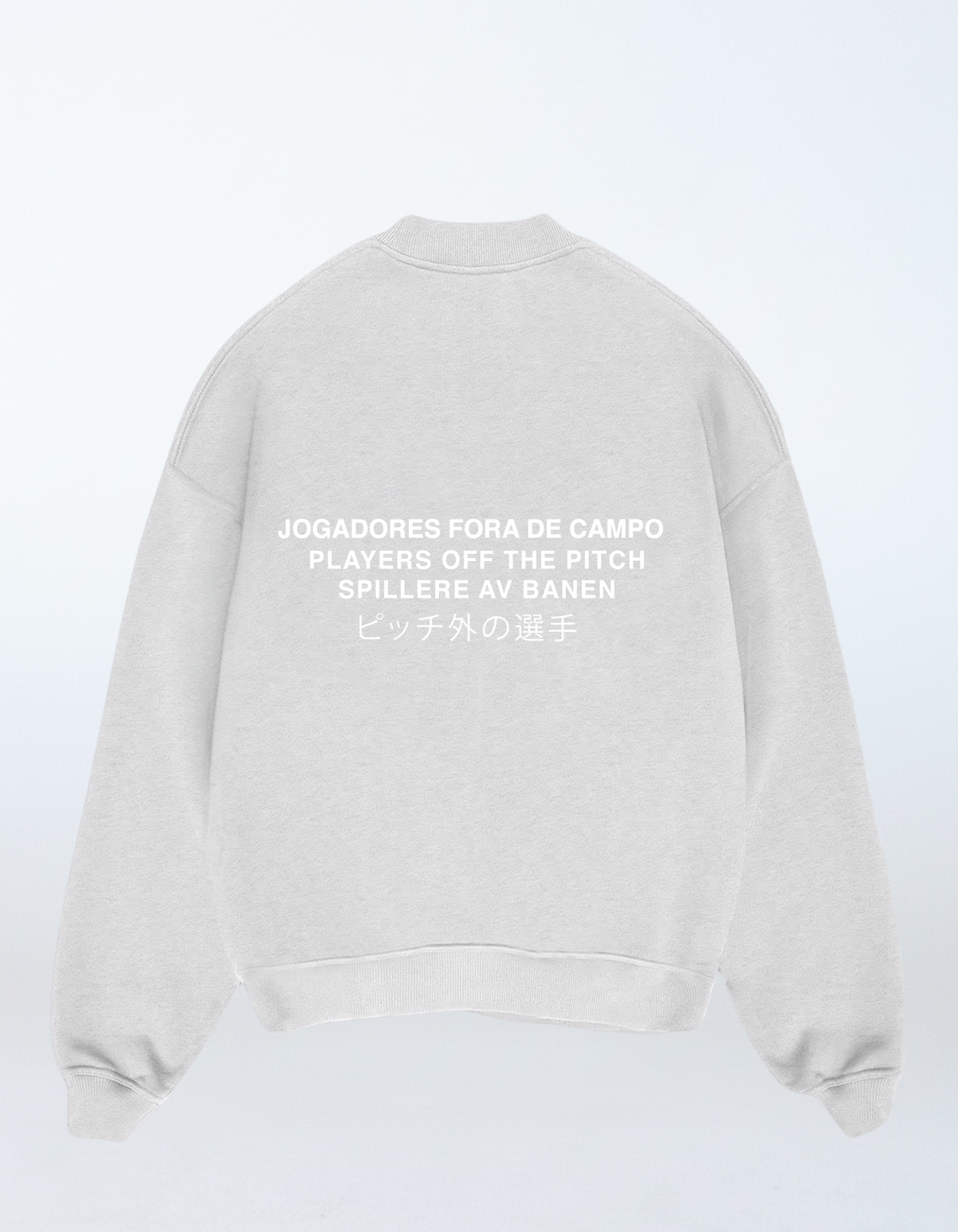 Players off the pitch sweater- Grey