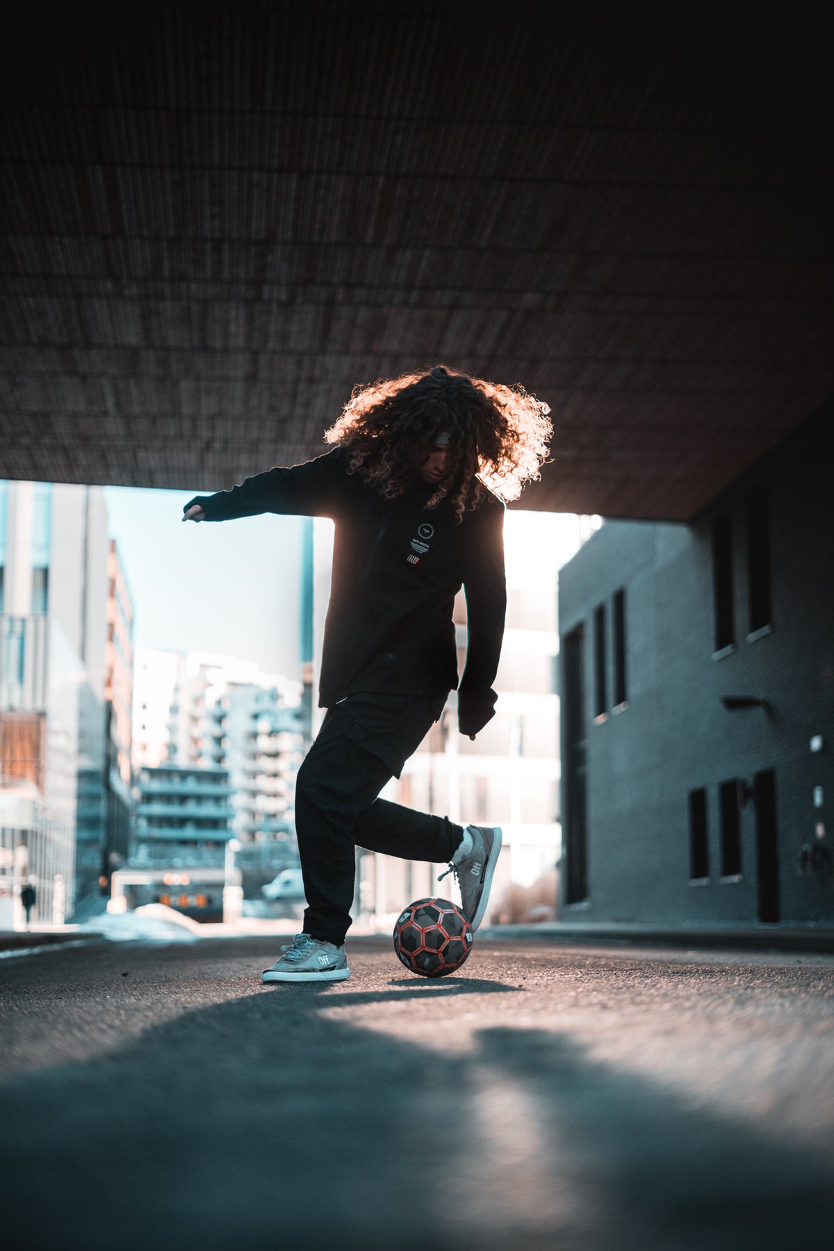 Hybrid street football shoes