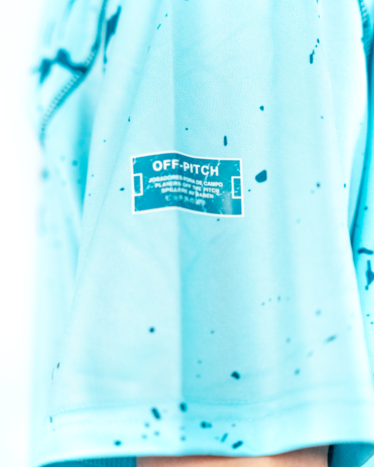 Off-Pitch x EA Sports cracked ice jersey Light blue