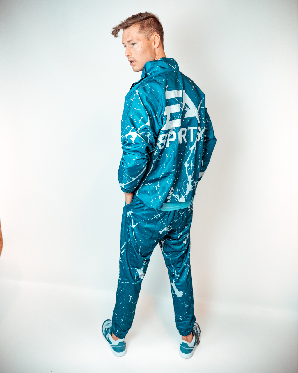 Off-Pitch x EA Sports cracked ice pants