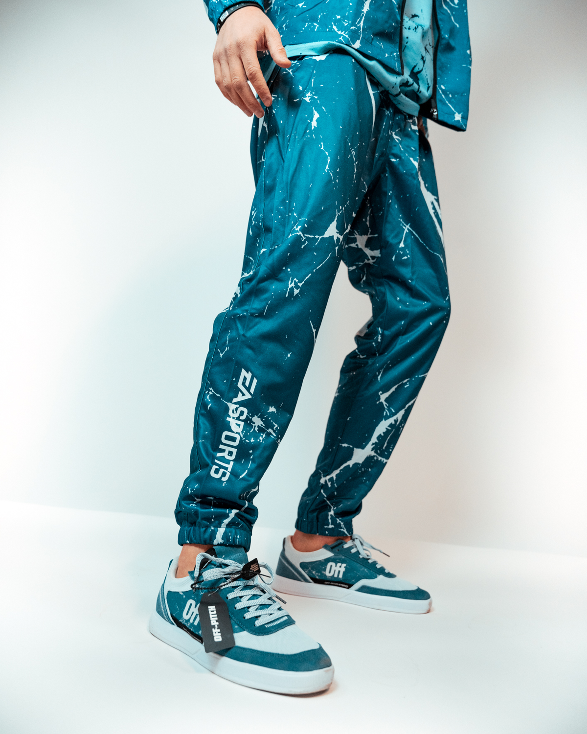 Off-Pitch x EA Sports cracked ice pants