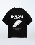Explore shoe club T-skjorte – svart